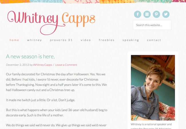 Whitney Capps screenshot