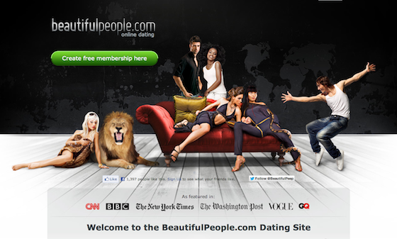 Image of Beautiful People Homepage