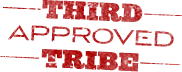 image of rubber stamp saying Third Tribe Approved