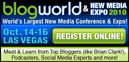 Join Sonia and Brian at BlogWorld 2010 (And Save 20% With This Discount Code)