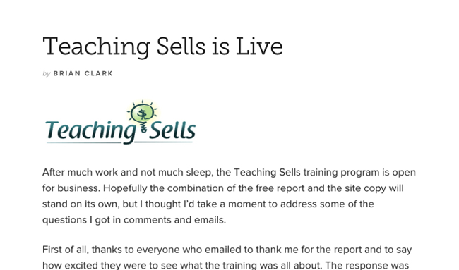 teaching-sells-mvp