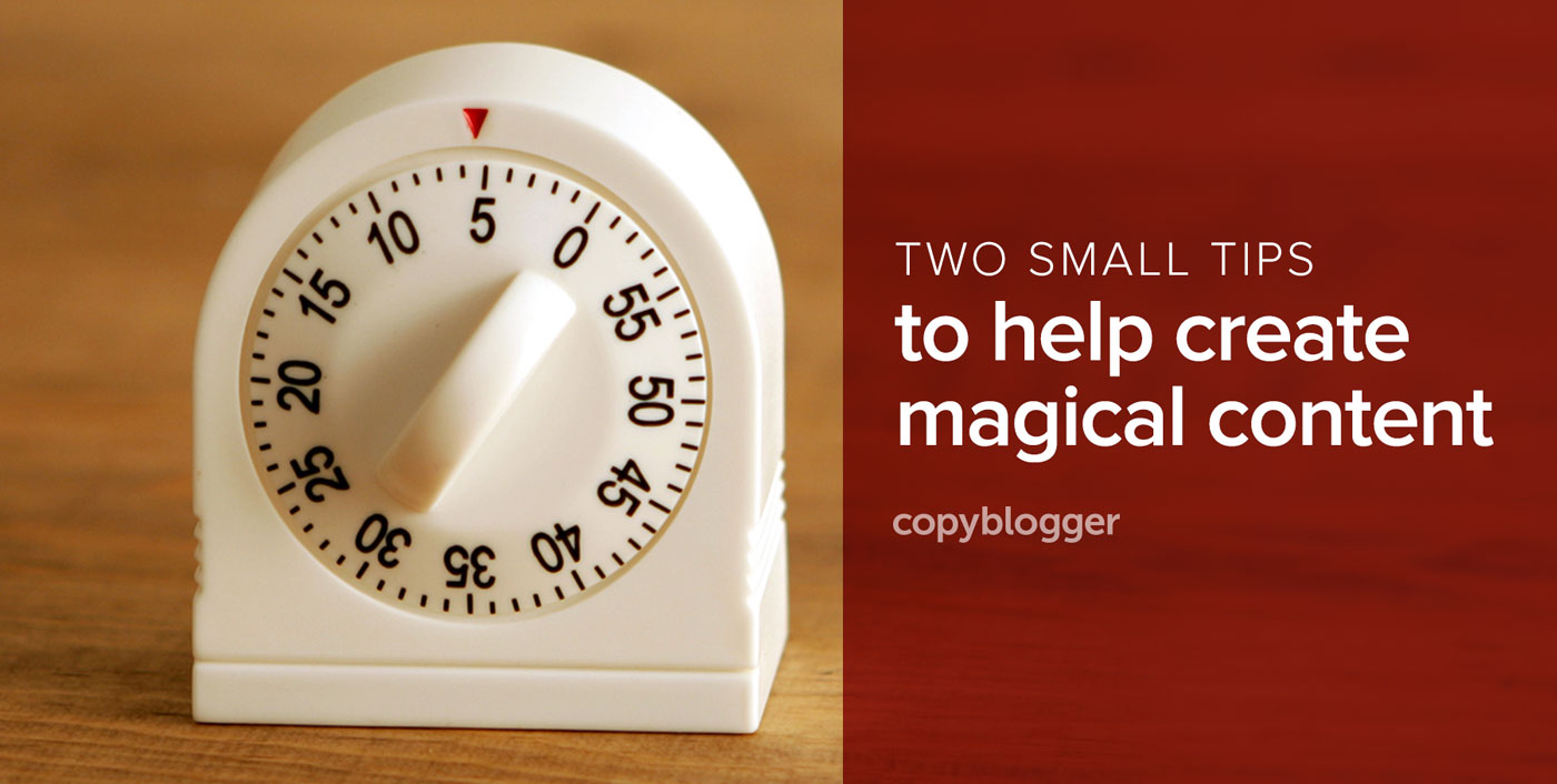 Make Content Magic with Deliberate Imitation and a Simple Kitchen Timer