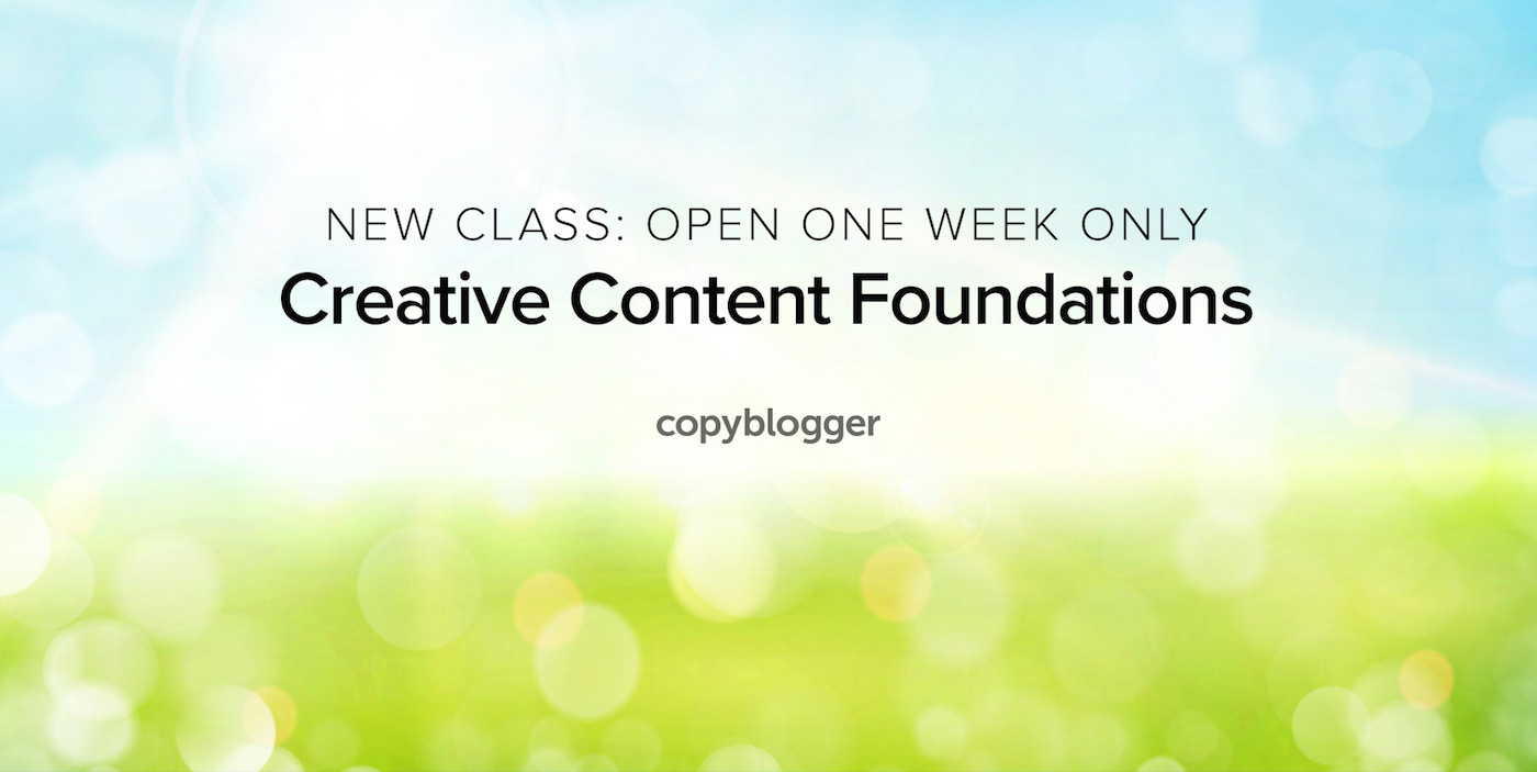 Creative Content Foundations Is Open for Enrollment