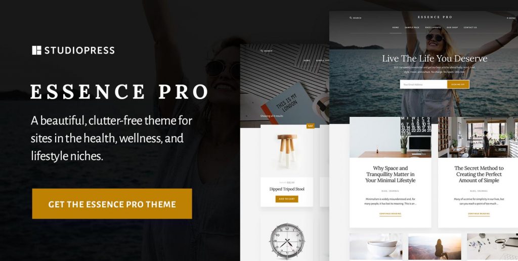 Essence Pro: A Theme that Allows You to Focus on the Essentials