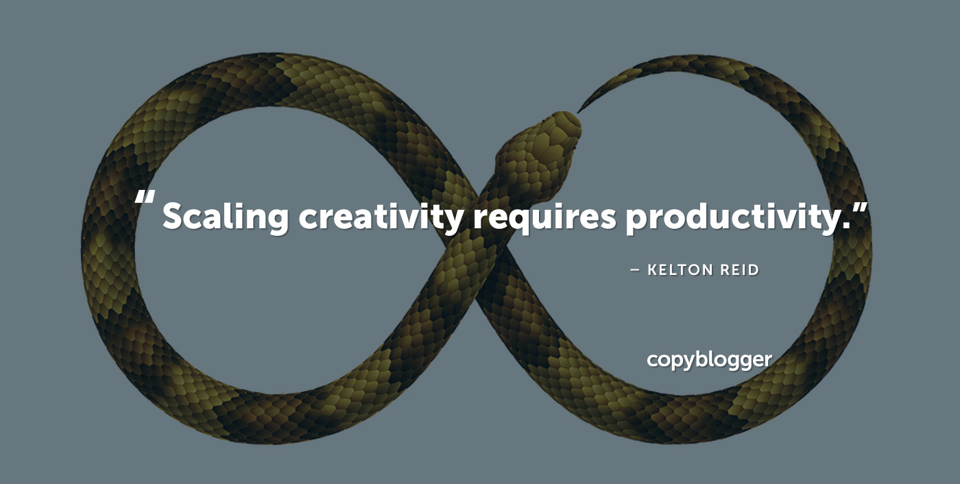 "Scaling creativity requires productivity." – Kelton Reid